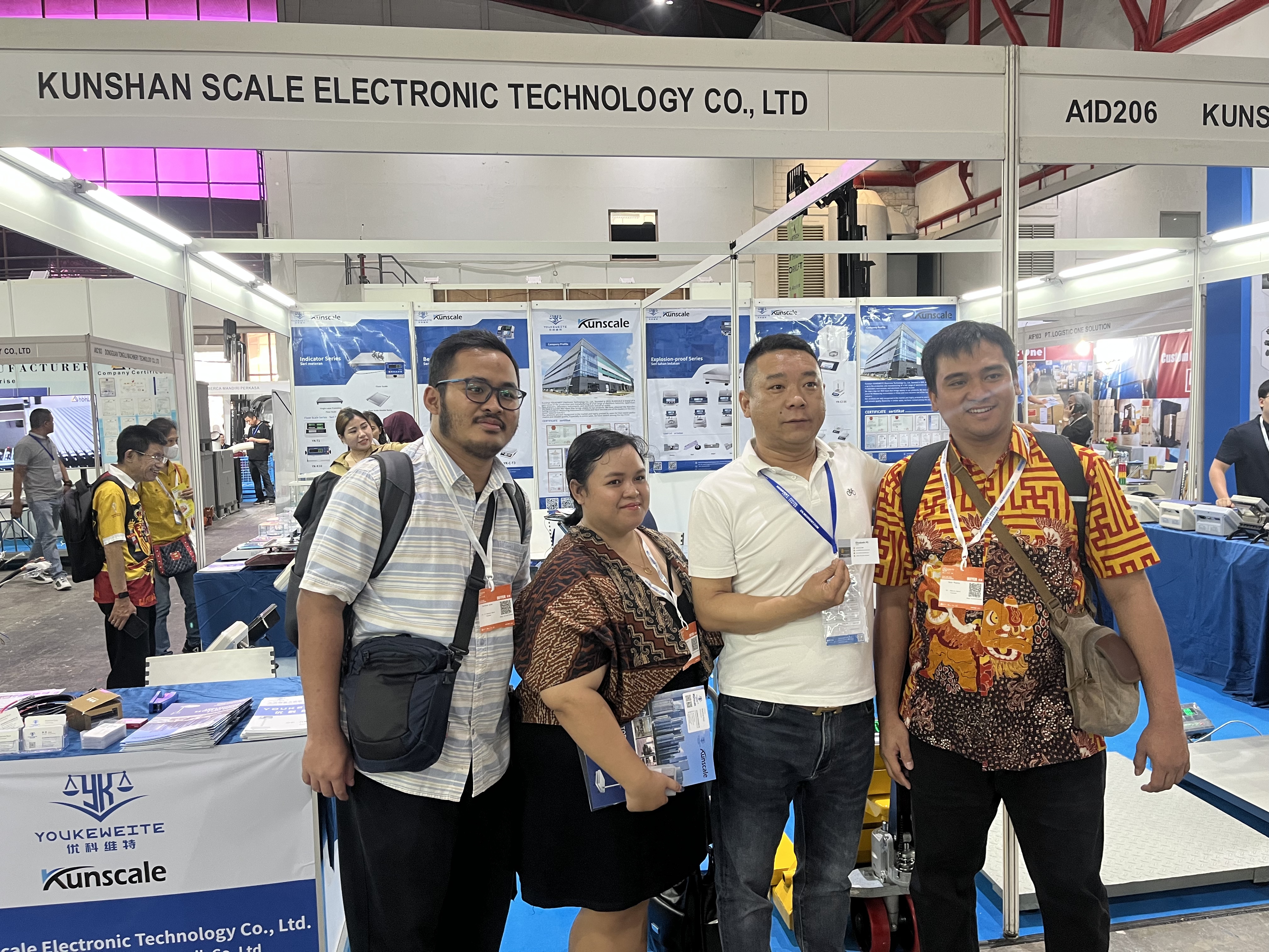 Tour of the Indonesian International Weighing Instrument Exhibition