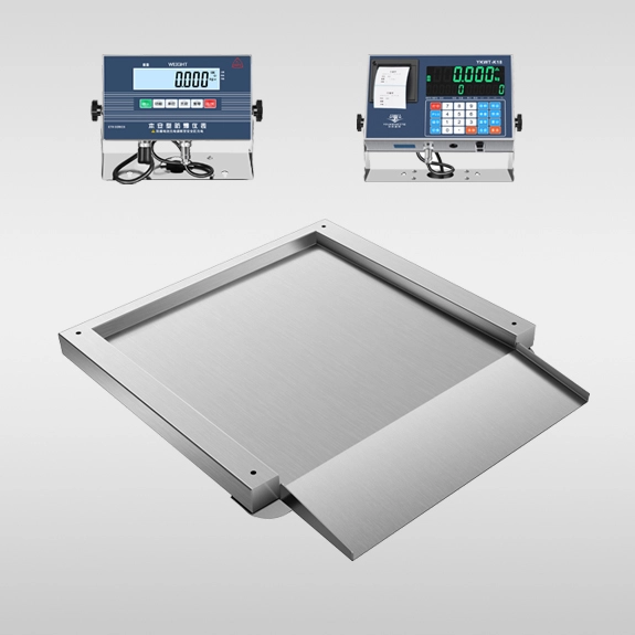 Ultra Low Platform Scale-Single Ramp Split Type