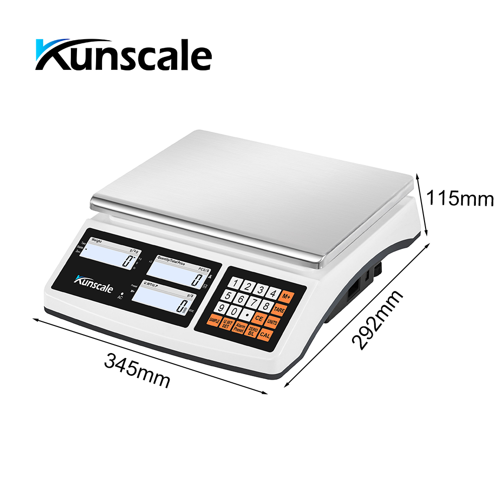 What are the causes for the poor contact of the switch in an electronic scale?